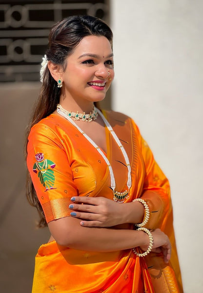 Vittala design Paithani Sarees