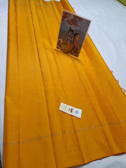 Pure kanchipuram plain soft silk sarees