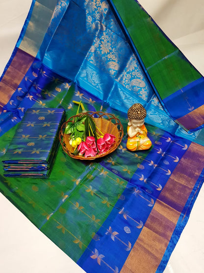 Uppada Butterfly butta silk sarees