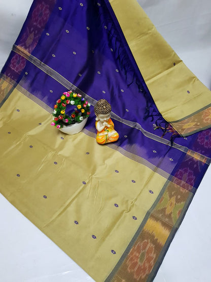 Tripura silk Nakshatra butta sarees