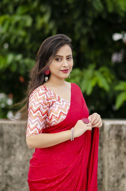 Bombay crepe silk sarees