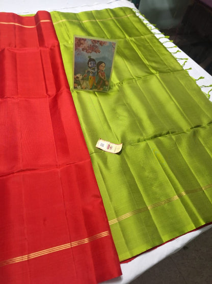 Pure kanchipuram plain silk sarees