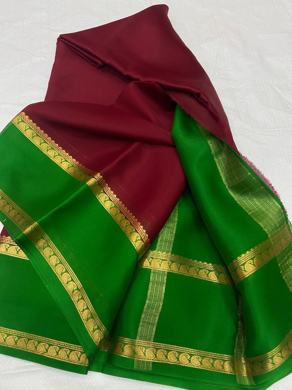 Pure Mysore silk 65 counts sarees