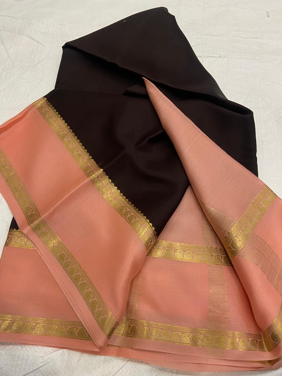 Pure Mysore silk 65 counts sarees
