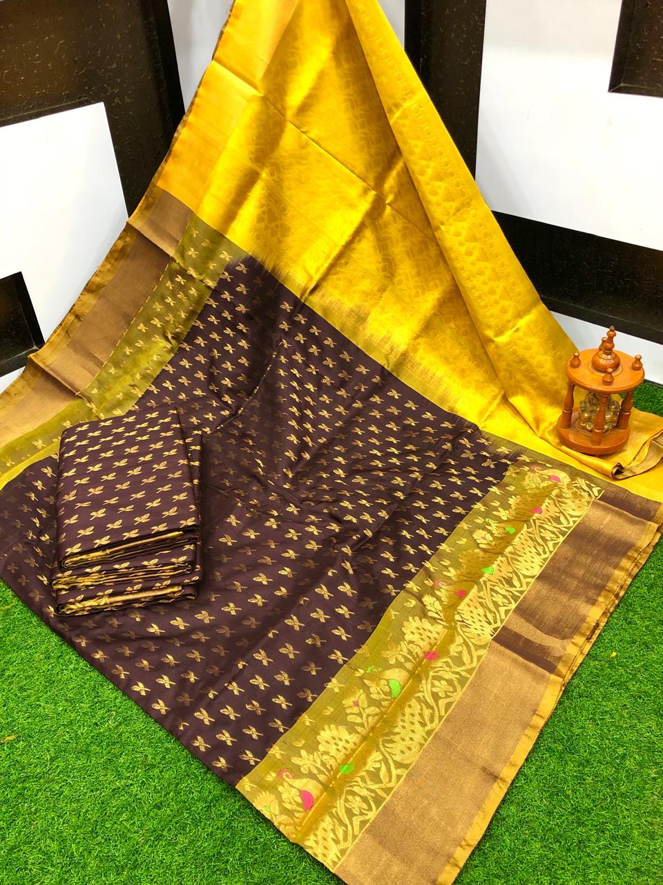 Uppada silk Anchulatha border sarees