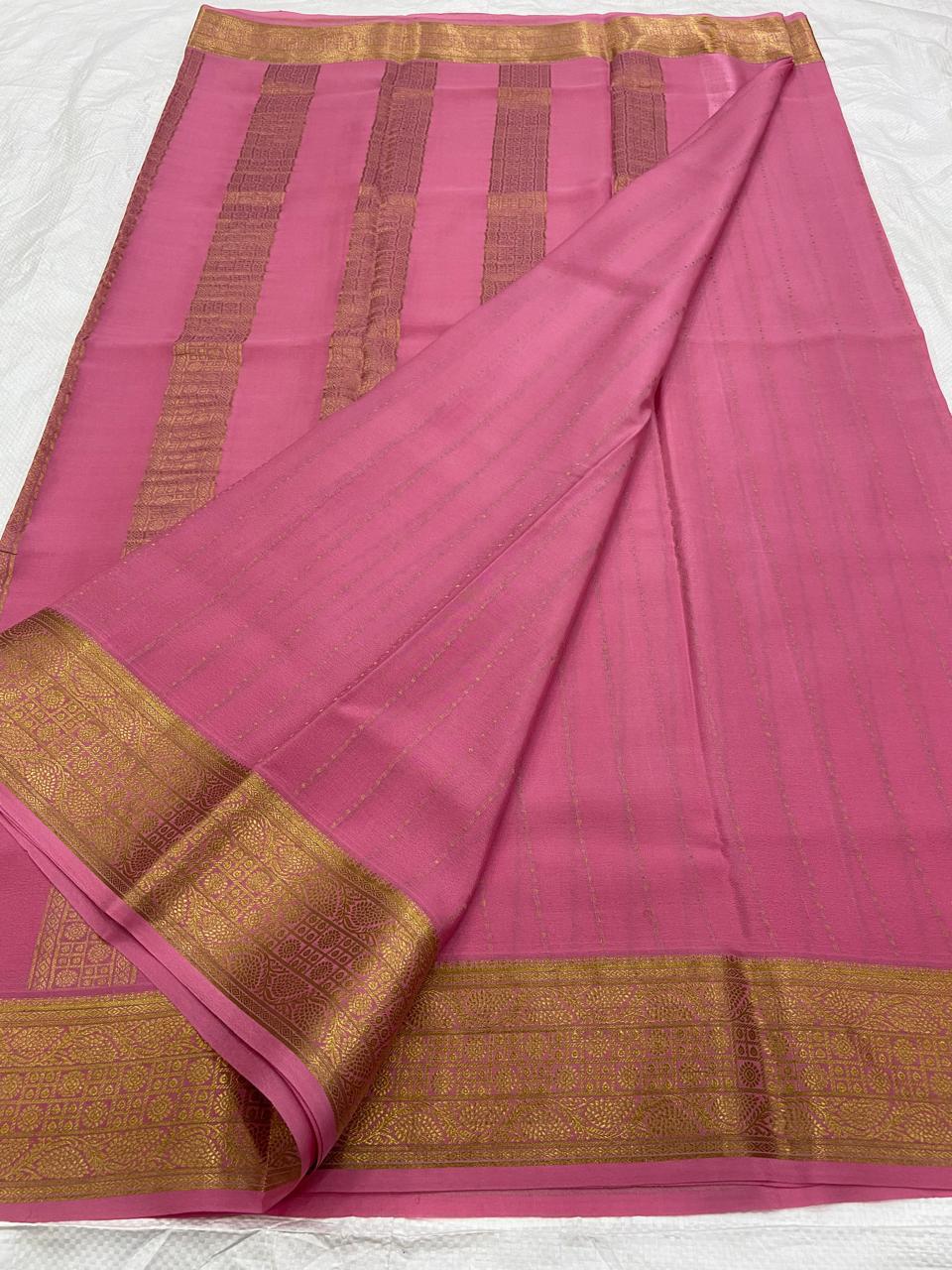 Pure Mysore silk KSIC thickness sarees