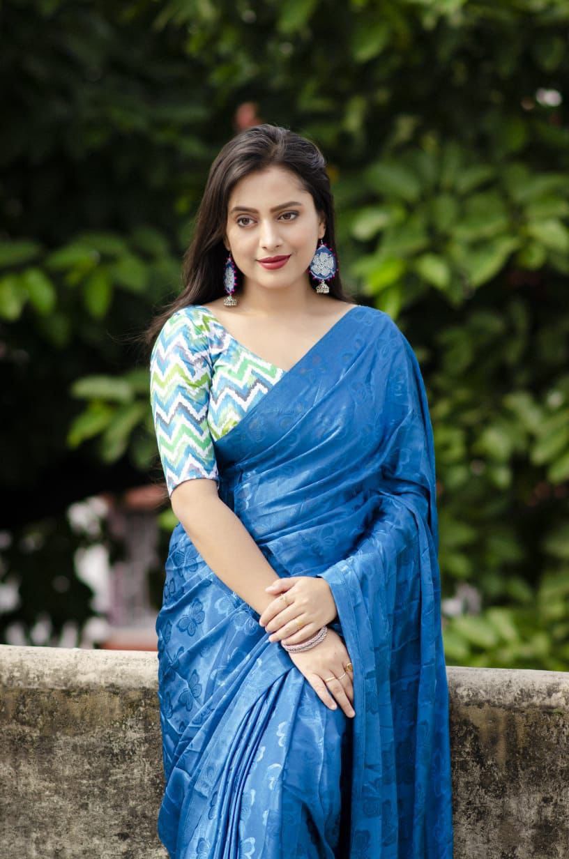 Bombay crepe silk sarees