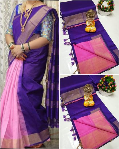 Tripura silk Langa Voni Sarees