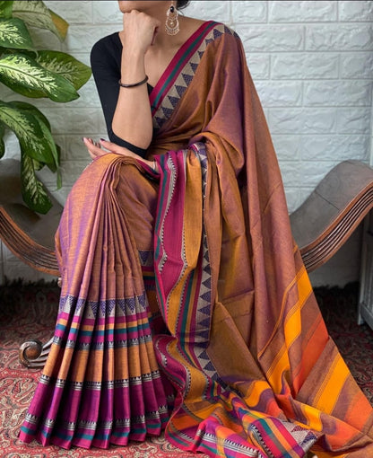 Narayanpet mercerised cotton sarees