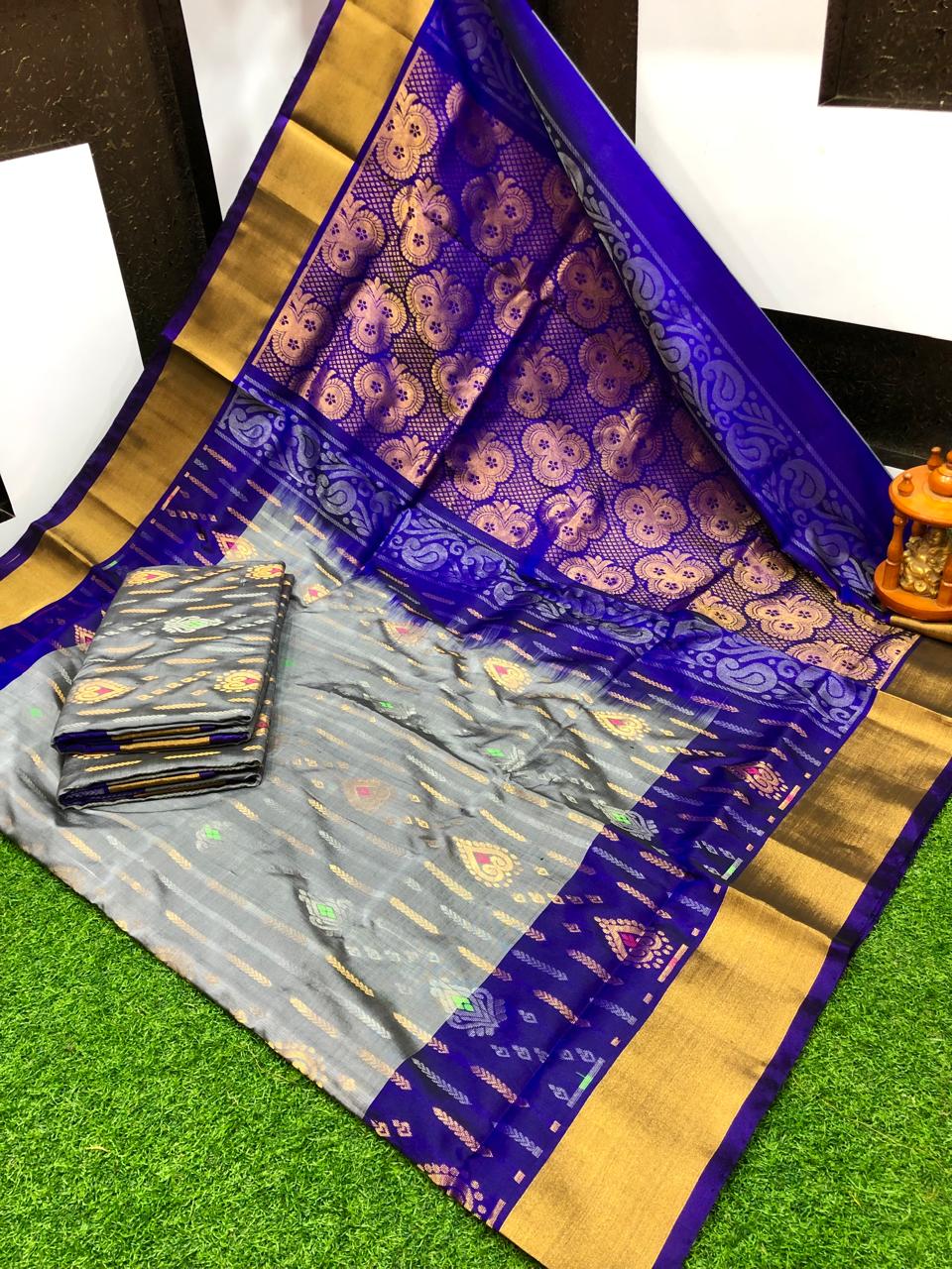 Uppada silk uppena all over sarees