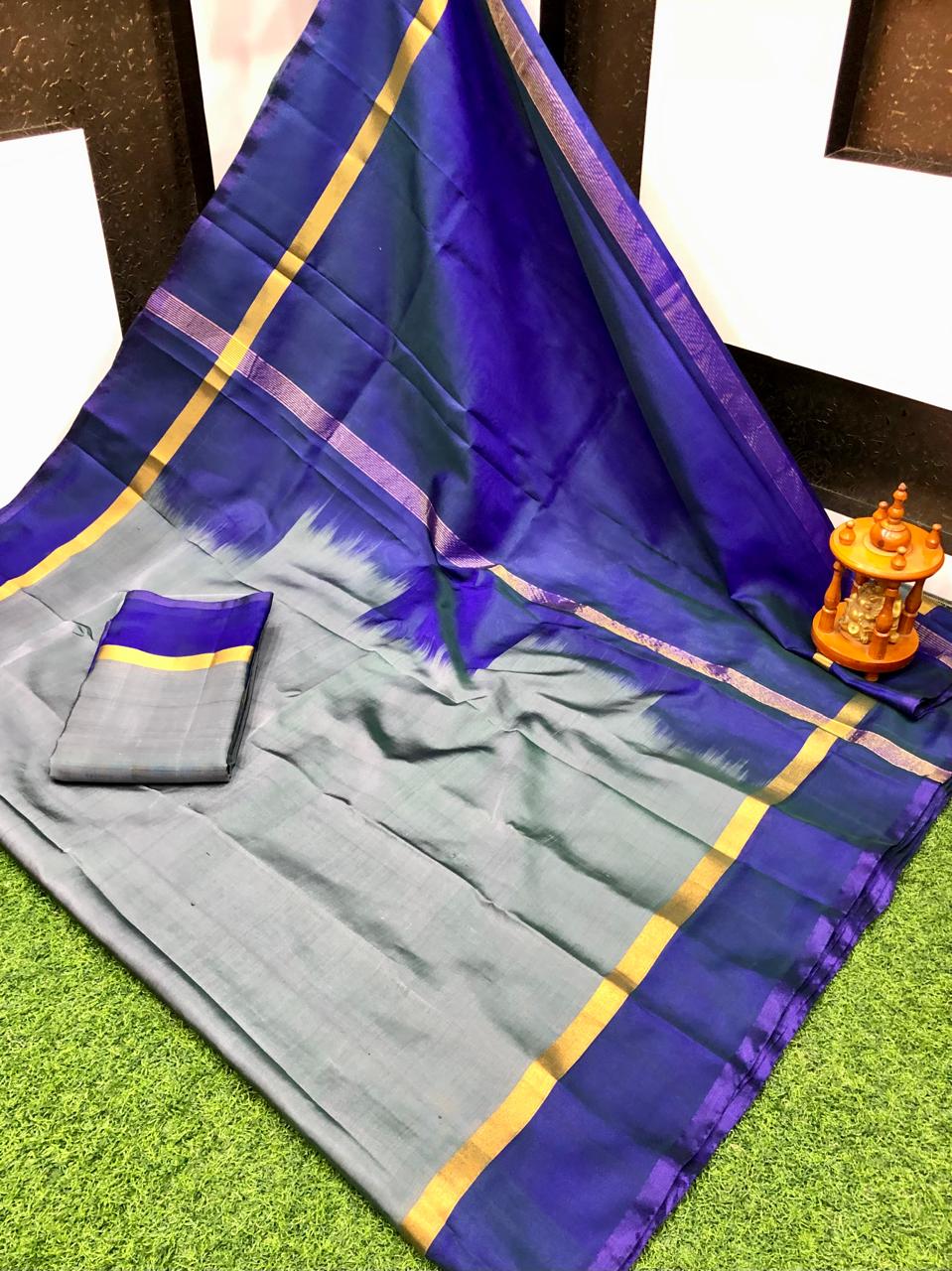 Uppada plain silk sarees