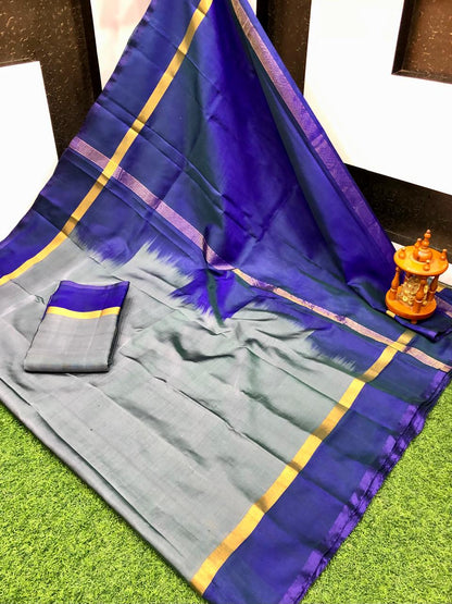 Uppada plain silk sarees