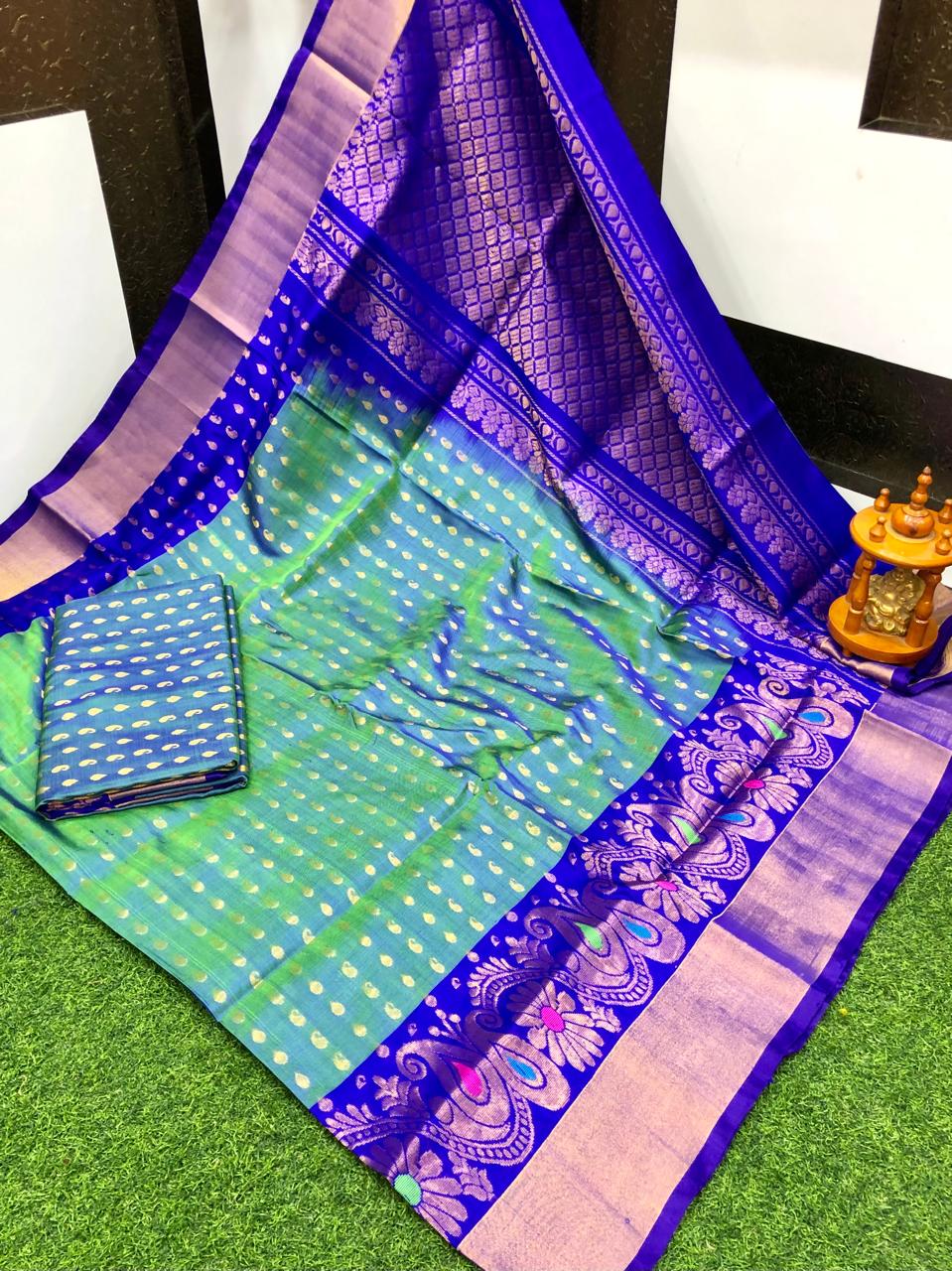 Uppada silk Anchulatha border sarees