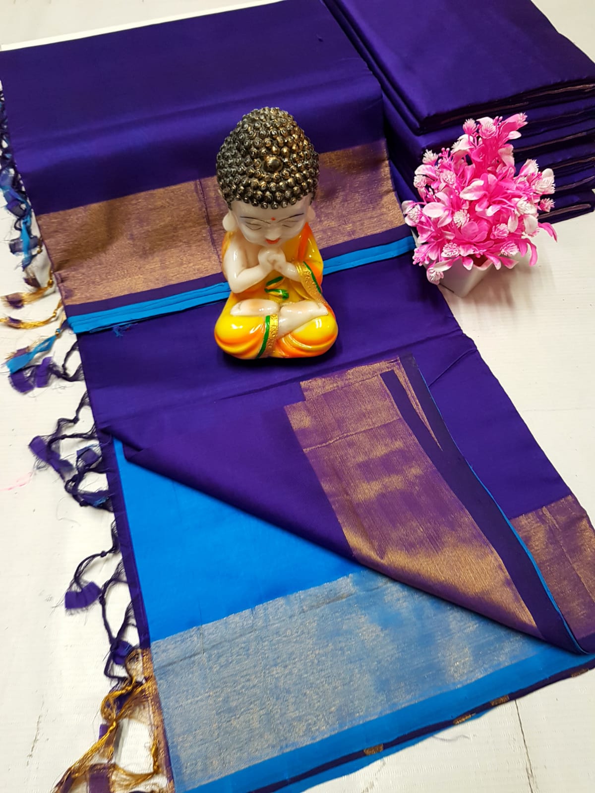 Tripura silk Langa Voni Sarees