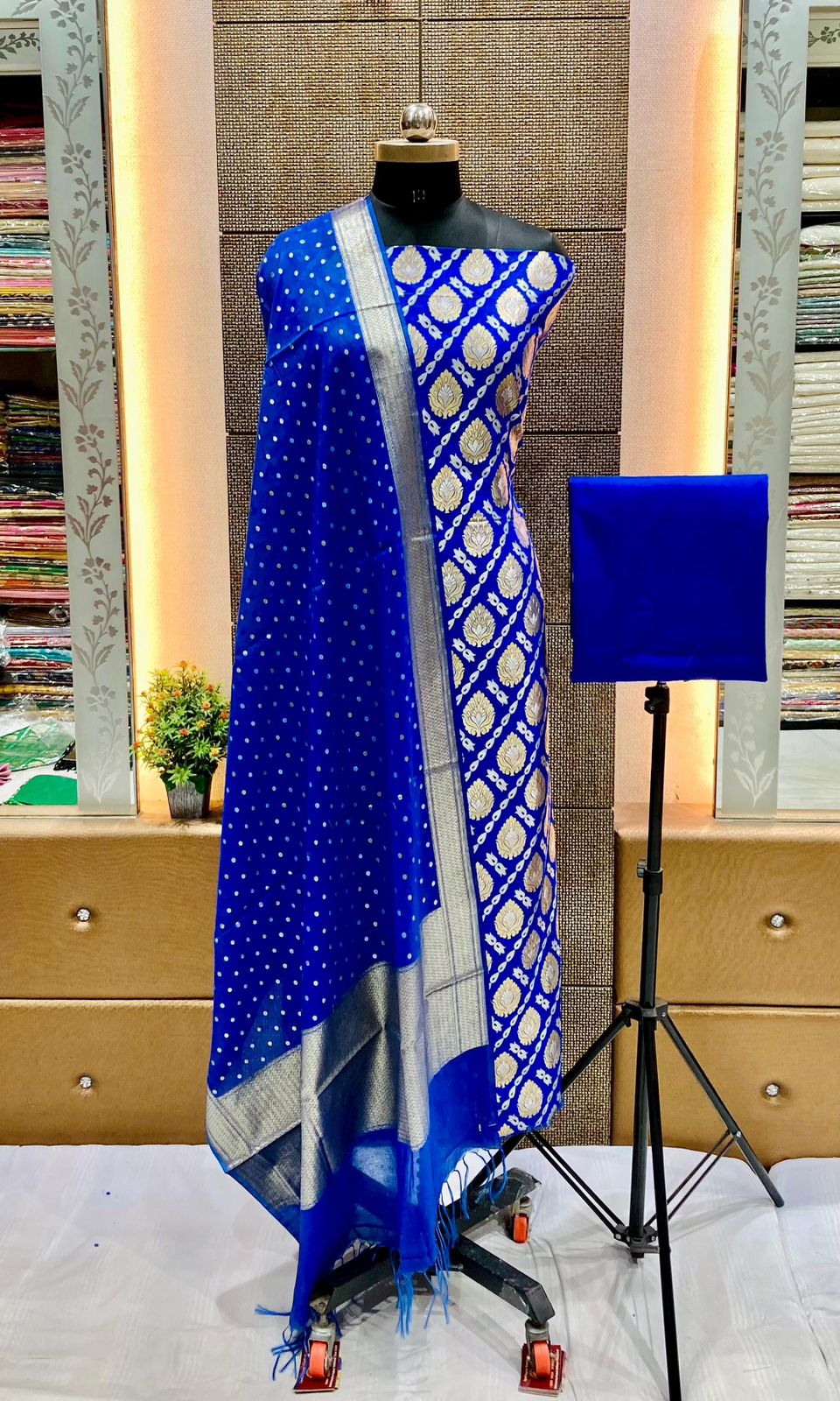 Banarasi silk suit