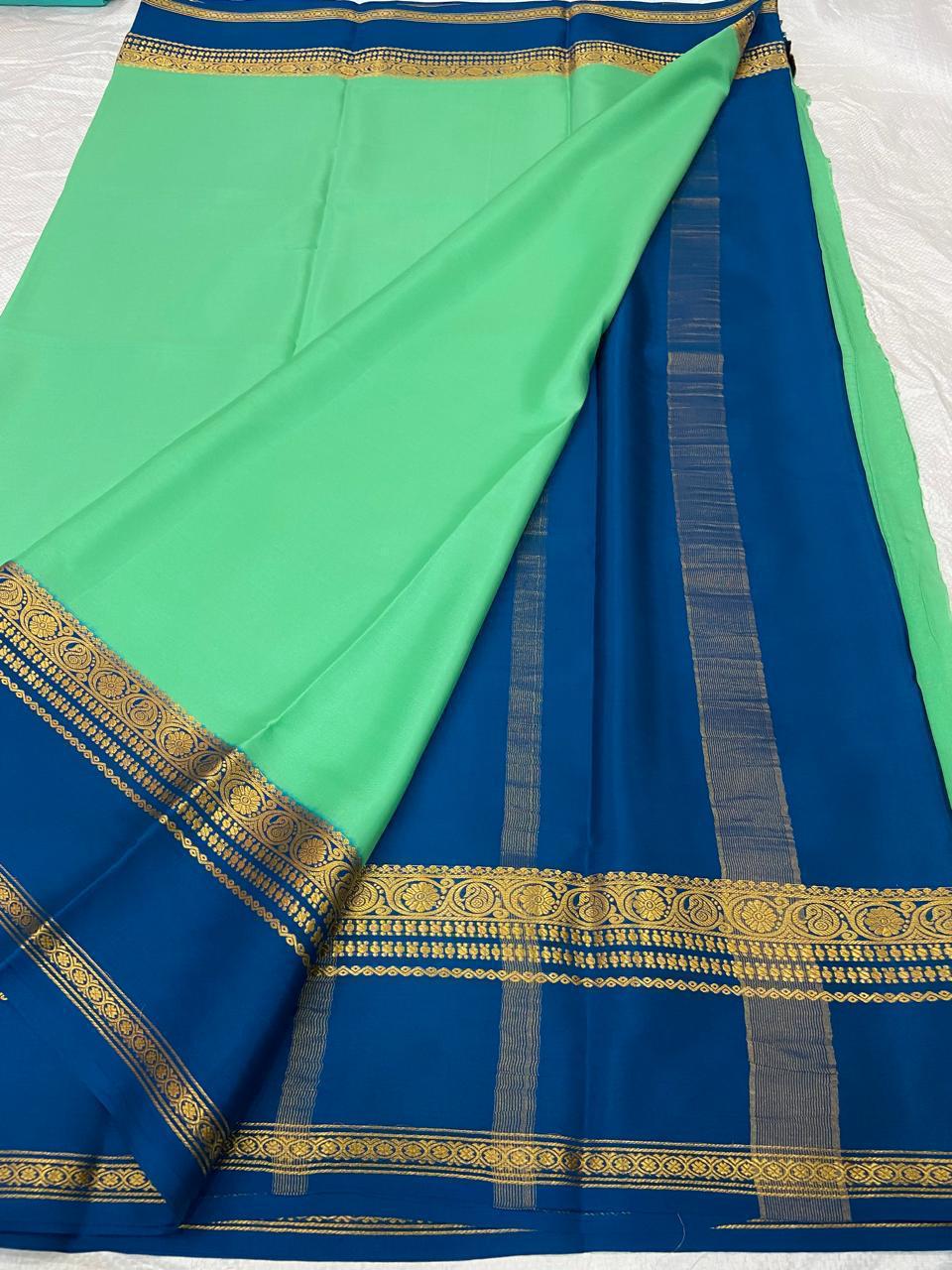 Pure Mysore crepe silk sarees