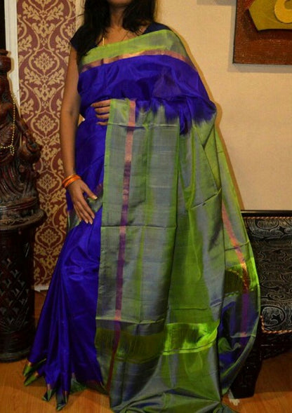 Uppada plain silk sarees