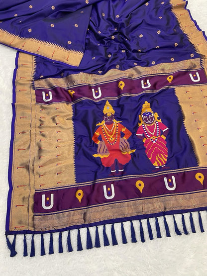 Vittala design Paithani Sarees