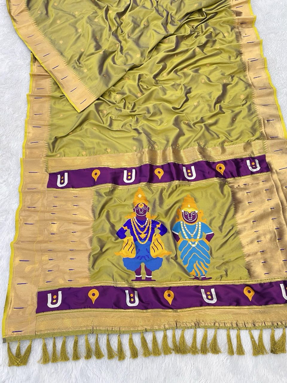 Vittala design Paithani Sarees