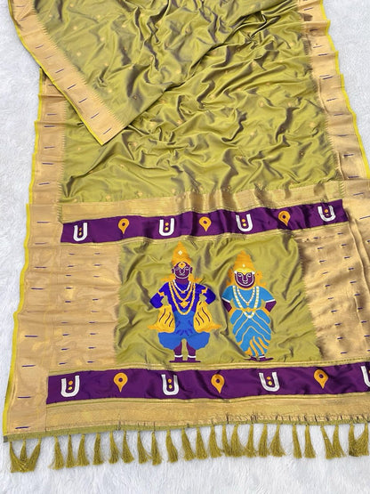 Vittala design Paithani Sarees