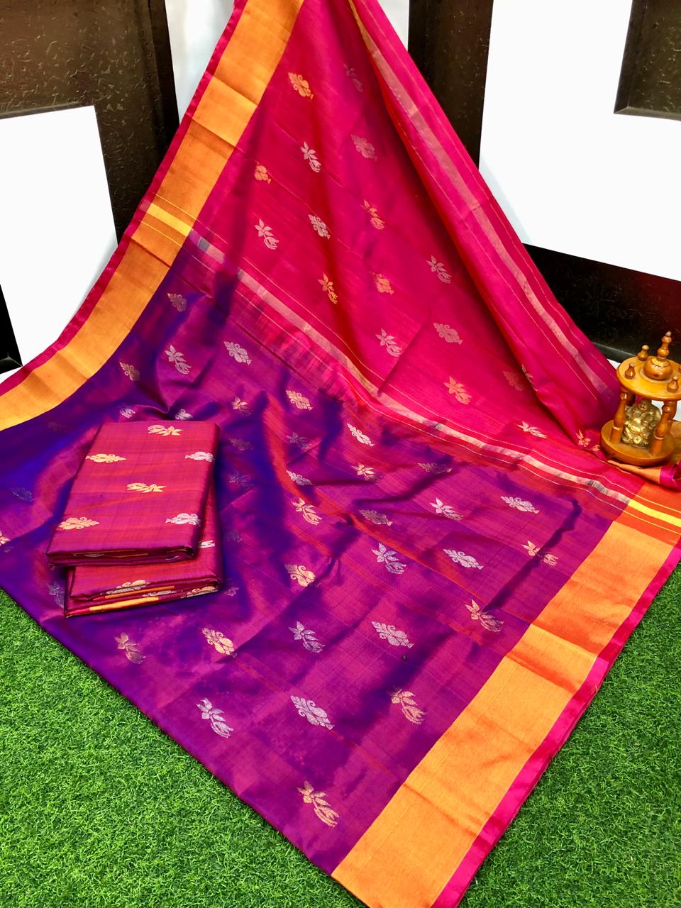 Uppada silk Topi Butta sarees