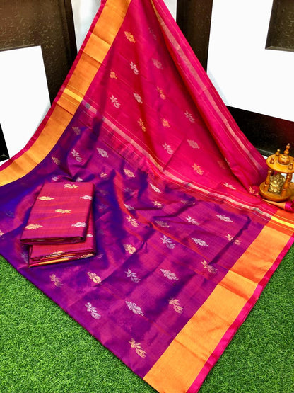Uppada silk Topi Butta sarees