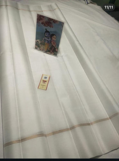 Pure kanchipuram plain soft silk sarees