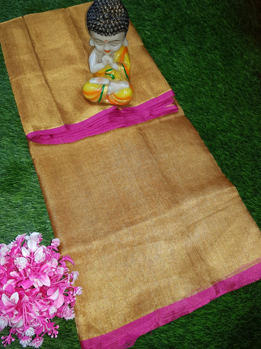 Gold uppada Tissue silk sarees