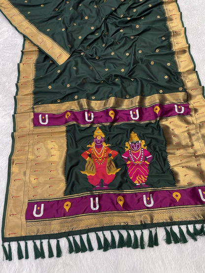 Vittala design Paithani Sarees
