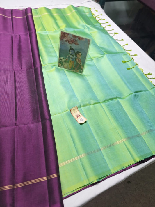 Pure kanchipuram plain silk sarees