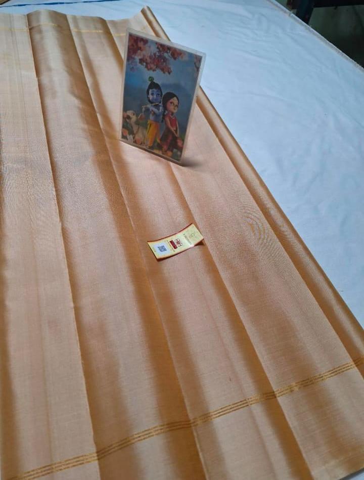 Pure kanchipuram plain soft silk sarees