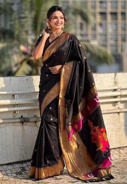 Vittala design Paithani Sarees