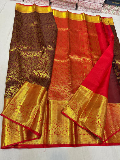 Pure kanchipuram wedding silk sarees