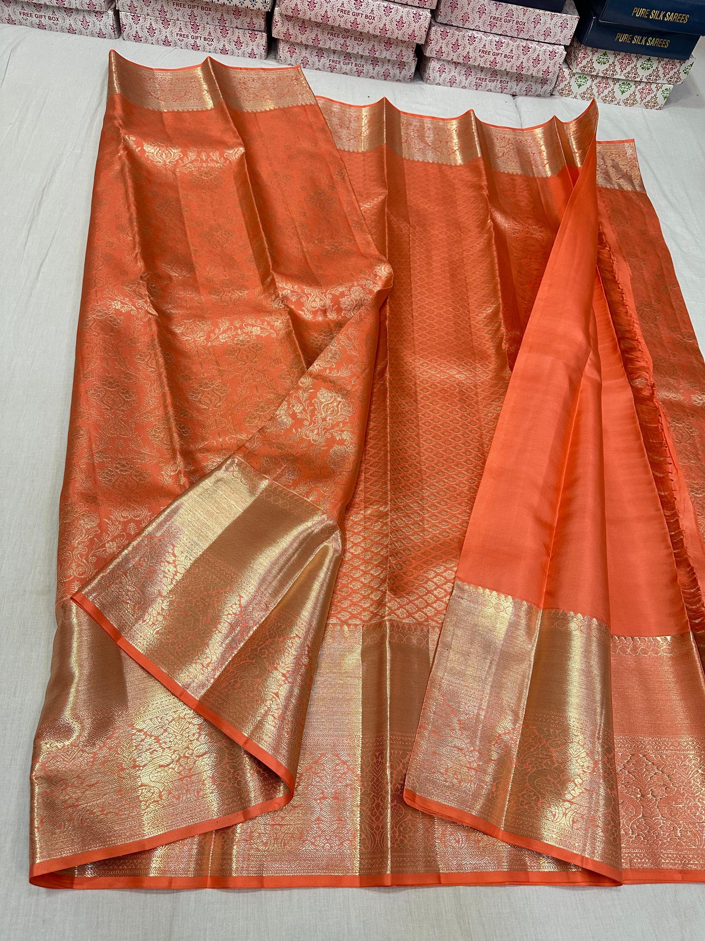 Pure kanchipuram wedding silk sarees