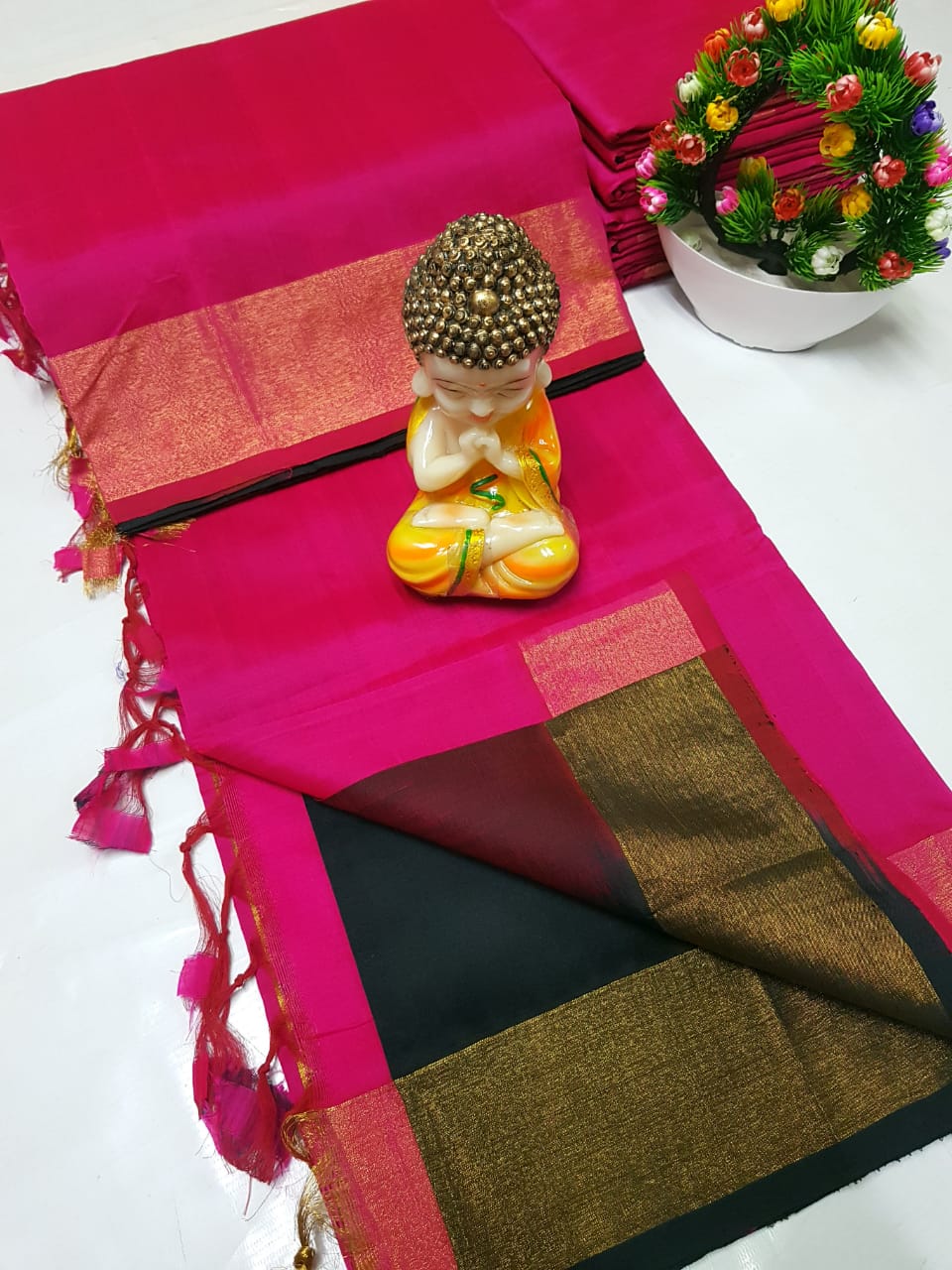 Tripura silk Langa Voni Sarees