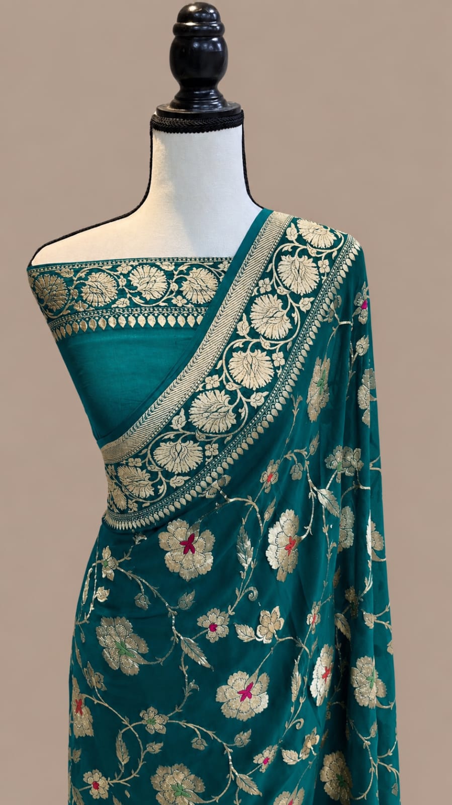 Banarasi semi pure silk georgette sarees