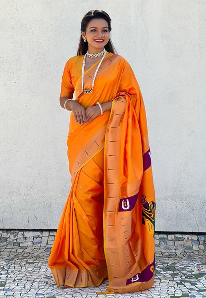Vittala design Paithani Sarees