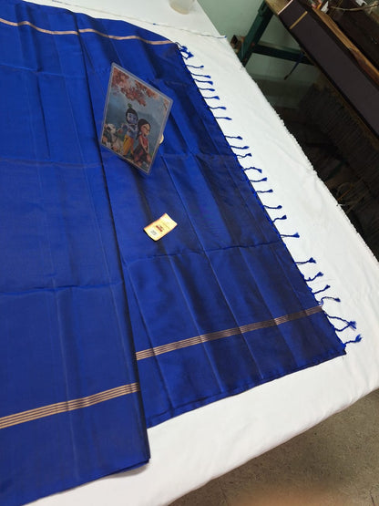 Pure kanchipuram plain soft silk sarees