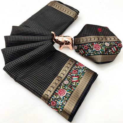 Dola silk sarees with double zari border