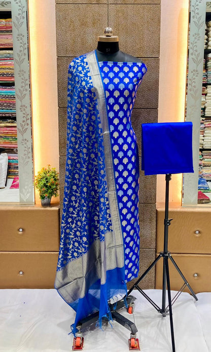 Banarasi silk suit