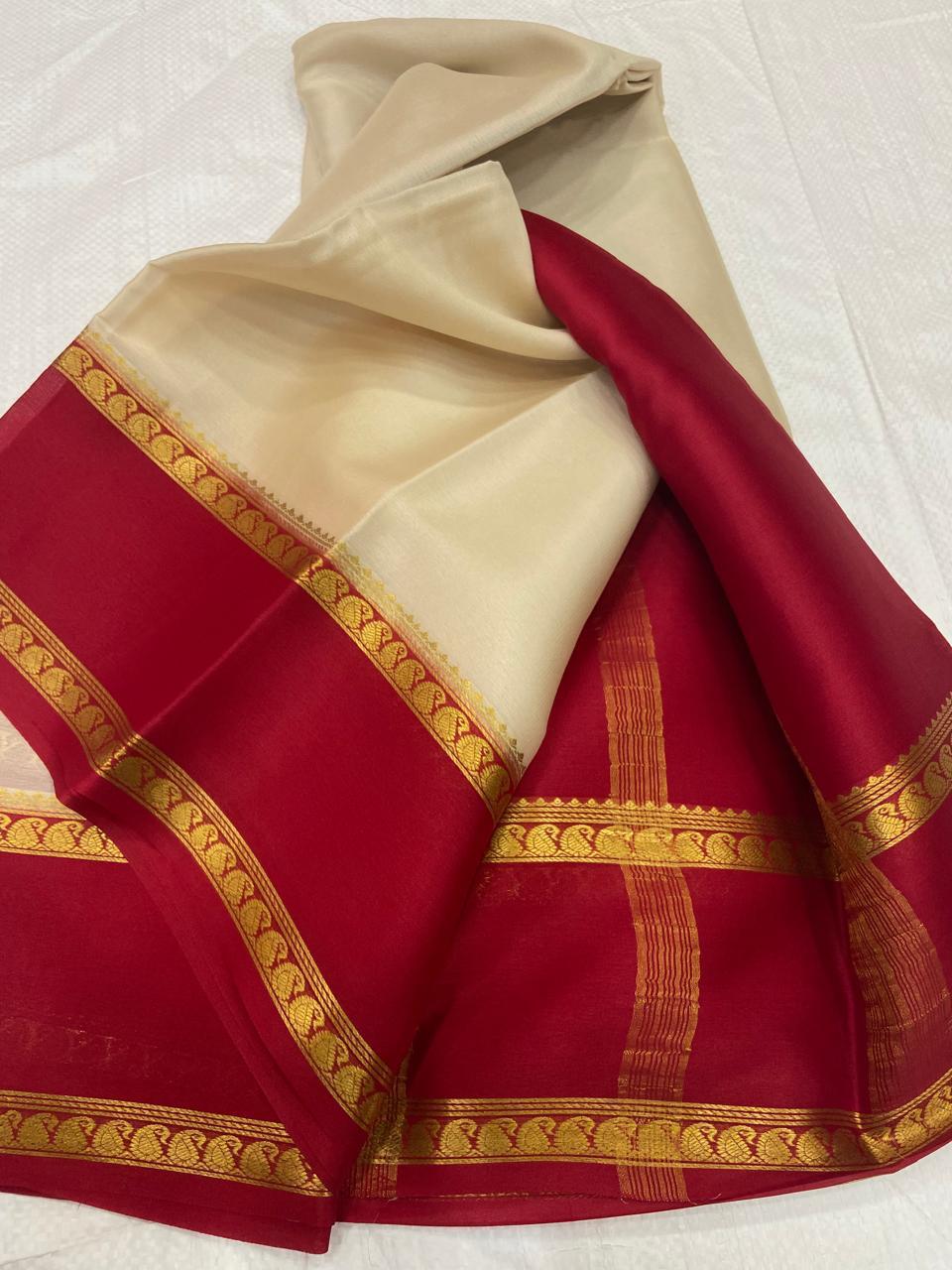 Pure Mysore silk 65 counts sarees
