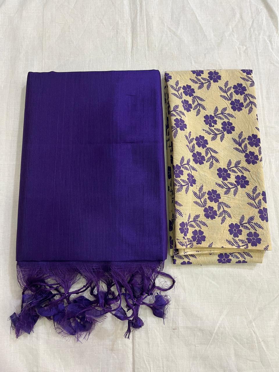 Plain Mangalagiri pattu silk sarees