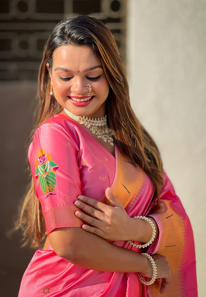 Vittala design Paithani Sarees
