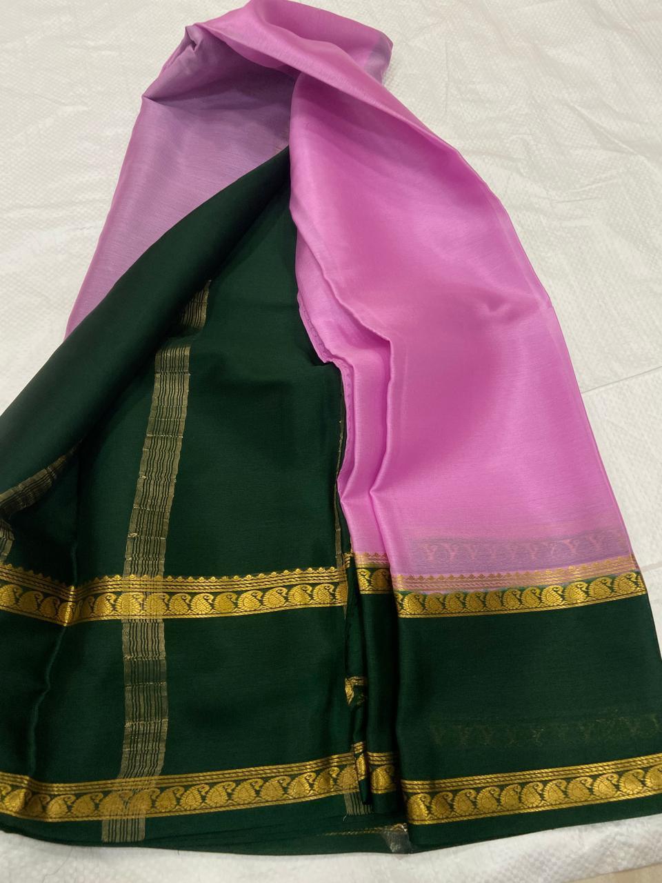 Pure Mysore silk 65 counts sarees