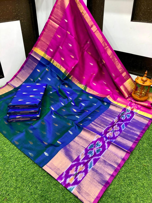 Uppada pattu pochampally border sarees