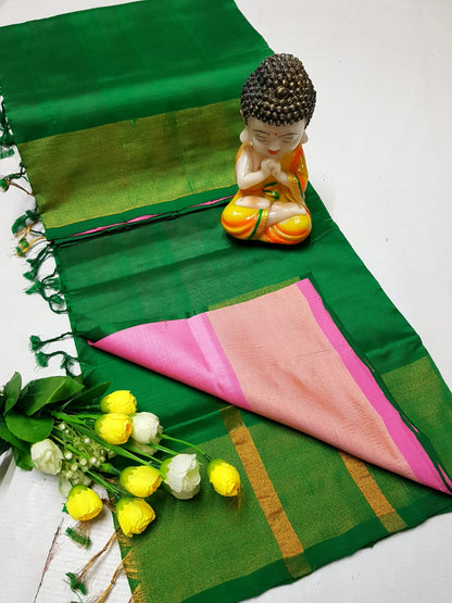Tripura silk Langa Voni Sarees