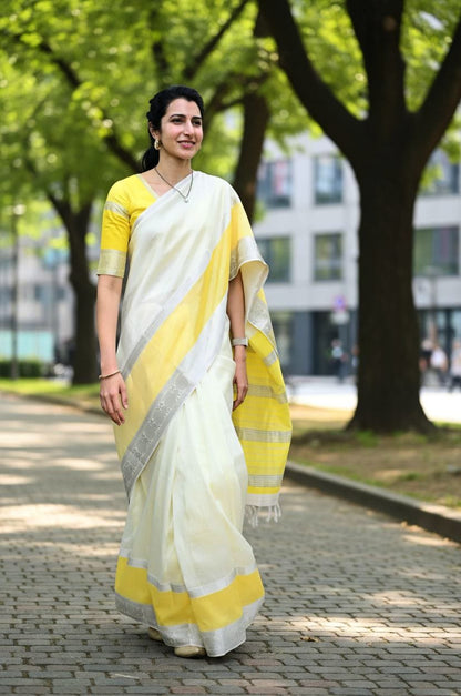 Mangalagiri silk with kanchi border