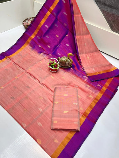 Uppada nakshatra butta sarees