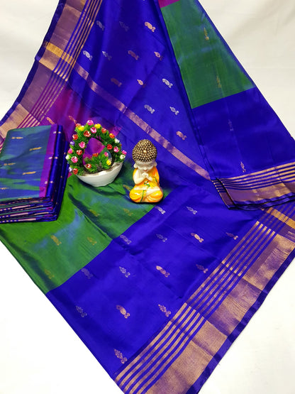 Uppada Tricolour silk sarees