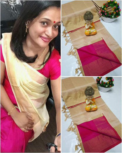 Tripura silk Langa Voni Sarees